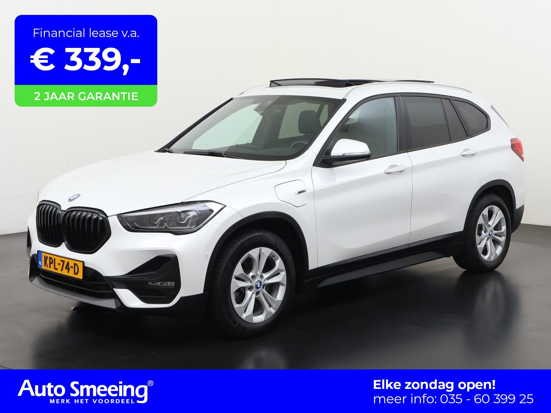 BMW X1 xDrive25e Executive | Panoramadak | Head-Up | Memory, Auto's, BMW, 12 maanden, Gebruikt, Wit, Plug-in hybride