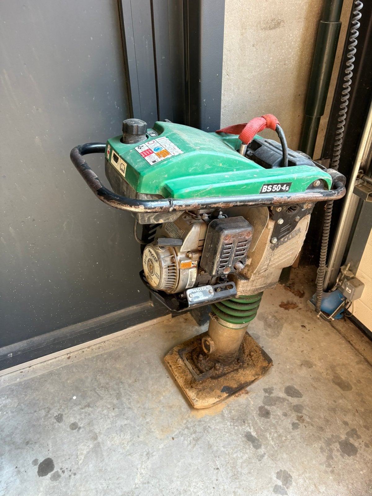 Wacker stamper BS50-4s, Ophalen, Gebruikt