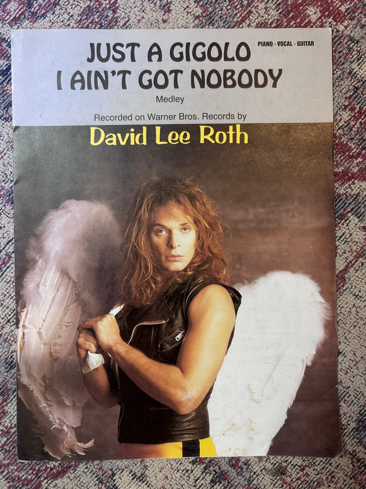 David Lee Roth Van Halen bladmuziek Jus a Gigolo, Ophalen of Verzenden, Zo goed als nieuw, Boek, Tijdschrift of Artikel