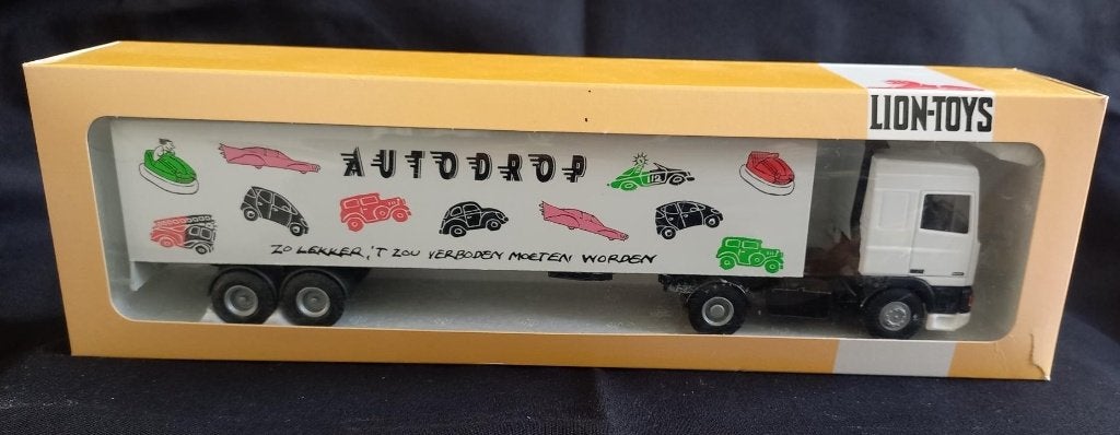Schaalmodel DAF 95/400, Ophalen of Verzenden, Zo goed als nieuw, Bus of Vrachtwagen, Lion Toys