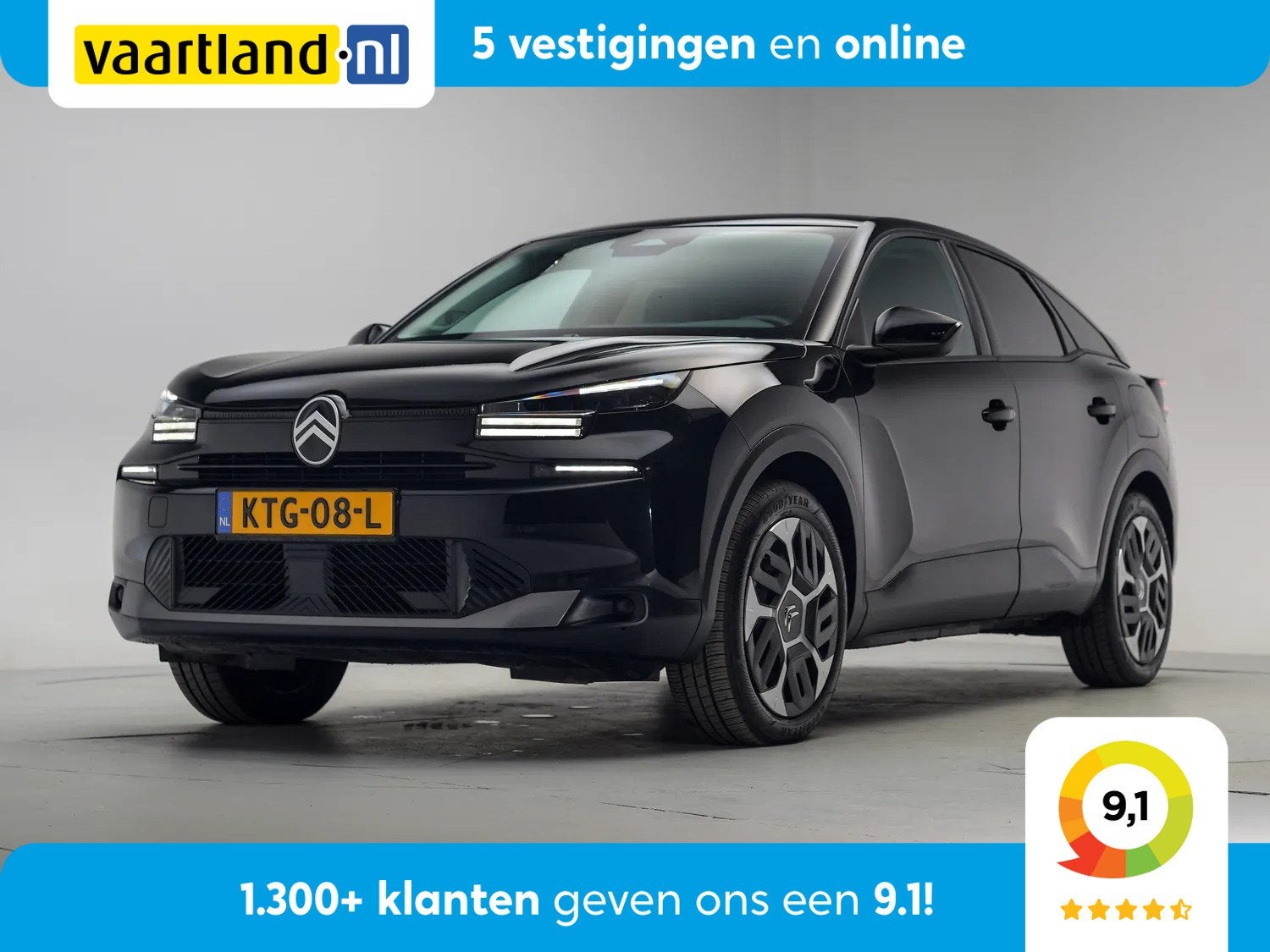 Citroën C4 You 50kWh 3-fase [ LED Navi Apple / Android Came, Auto's, Citroën, Automaat, 0 cilinders, Gebruikt, 1546 kg