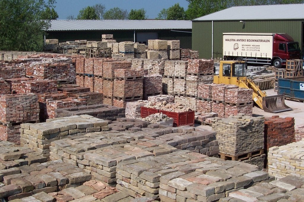 65 stuks Rode riet nokvorsten 32x24cm., Ophalen, Overige materialen, Gebruikt, Overige typen