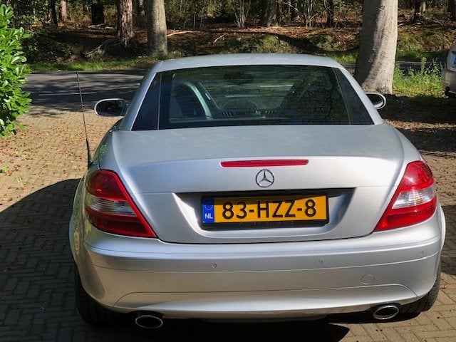 Mercedes-Benz SLK 1.8 Slk200 Kompr Roadster AUT 2004 Grijs, Auto's, Automaat, Achterwielaandrijving, 4 cilinders, Cabriolet
