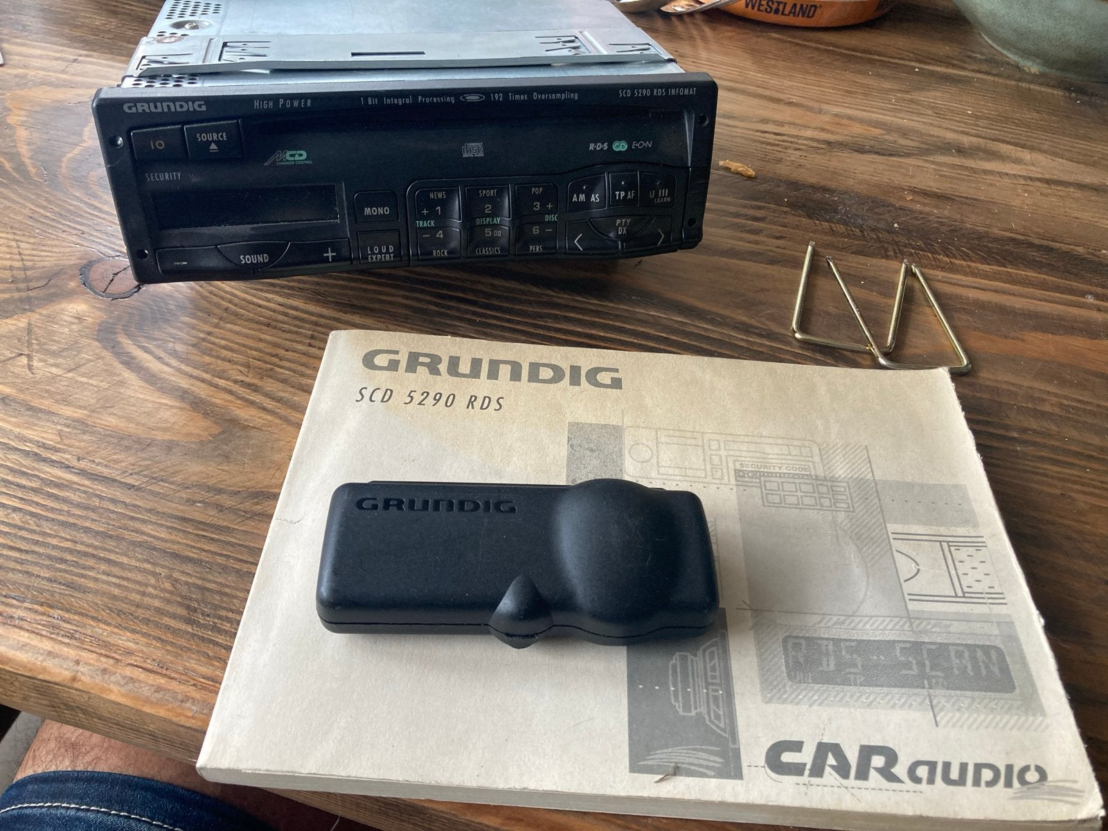 Grundig SCD 5290 RDS Autoradio met CD-speler, Ophalen of Verzenden, Gebruikt