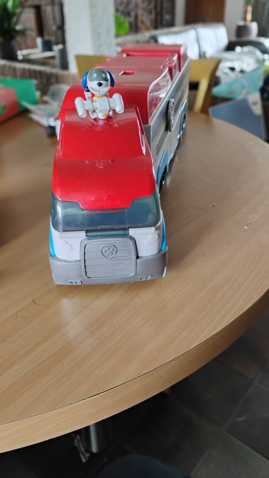 Paw patrol speelgoed, Ophalen