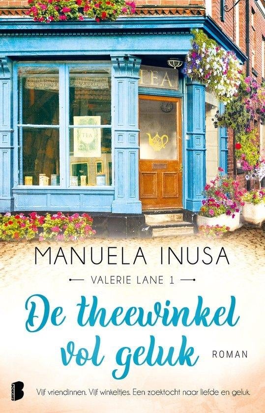 De theewinkel vol geluk - Manuela Inusa Prijs 5,00, Ophalen, Zo goed als nieuw, Manuela Inusa