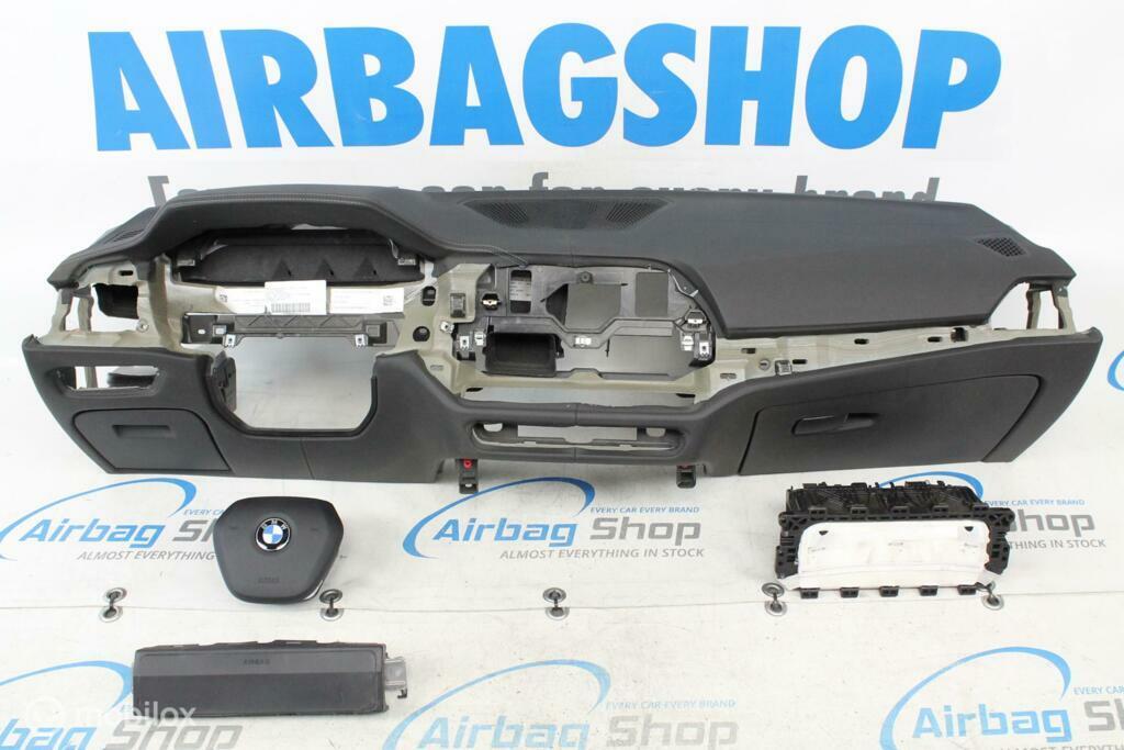 Airbag set Dashboard leder grijs stiksels BMW 3 serie G20, Gebruikt, Ophalen of Verzenden