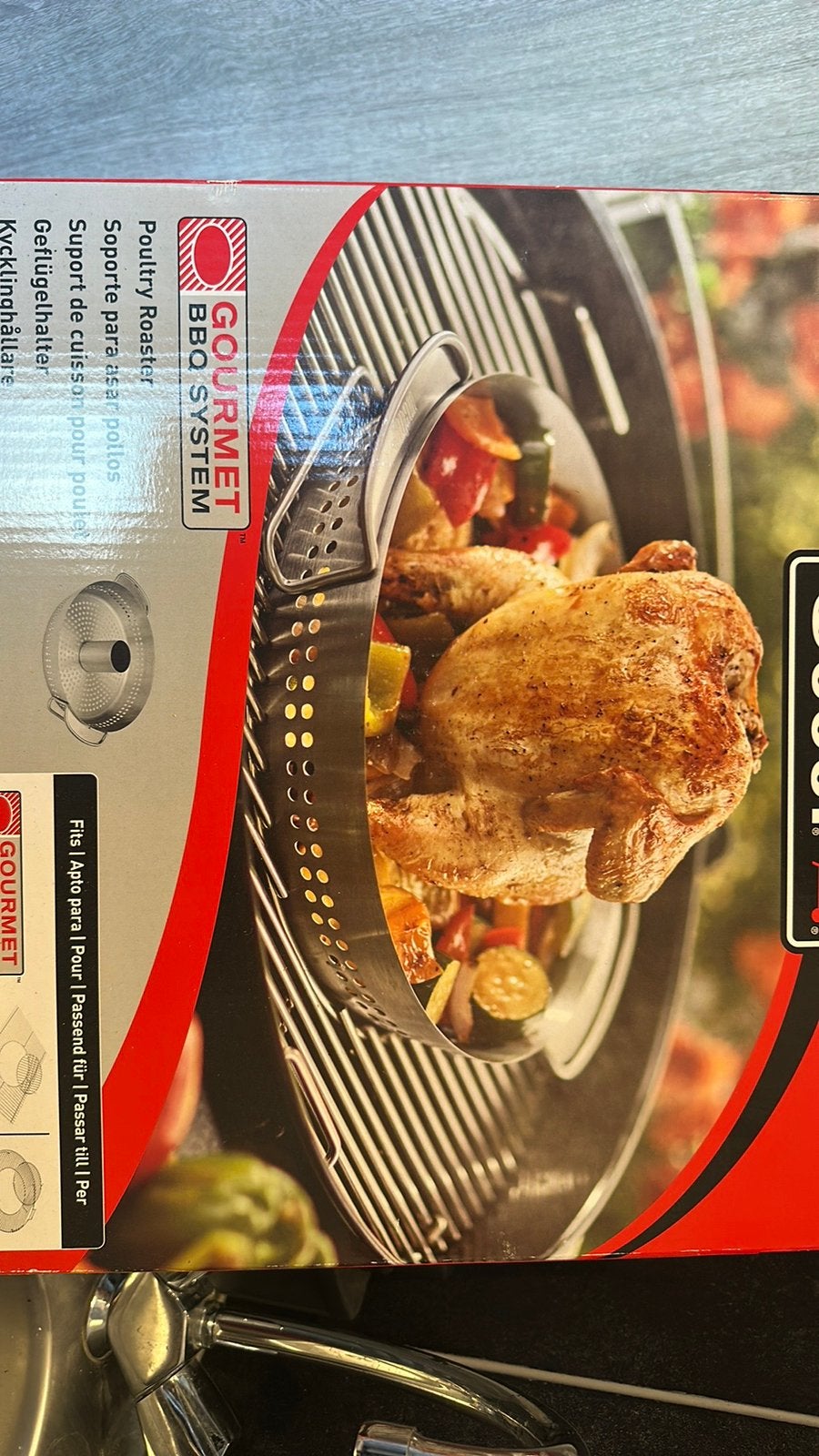 Weber Gourmet BBQ System gevogeltestomer, Ophalen of Verzenden, Nieuw