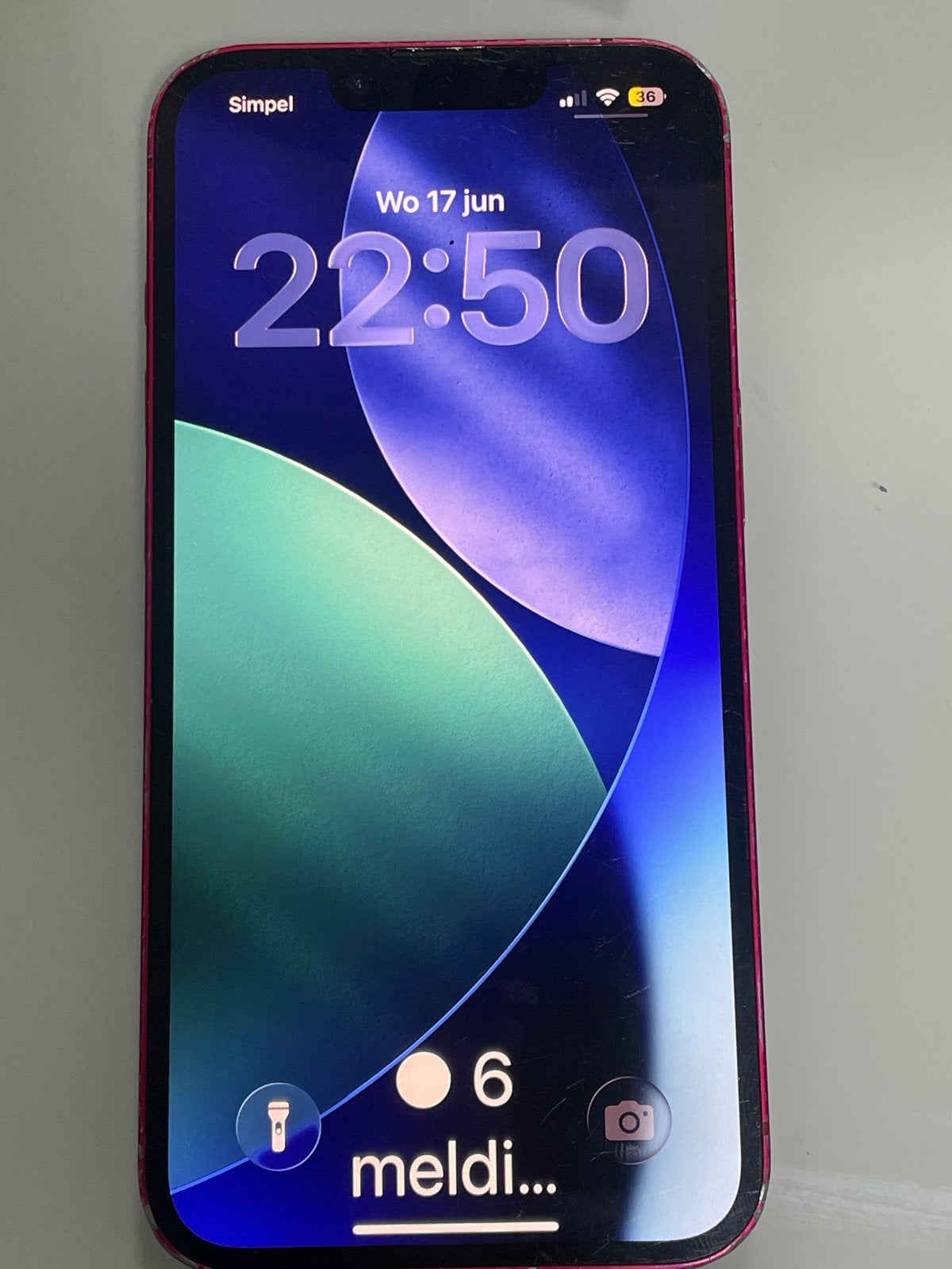 Telefoon - iPhone 14 - Rood - Gebruikt, Telecommunicatie, Mobiele telefoons | Apple iPhone, 89 %, Ophalen of Verzenden, Zonder simlock
