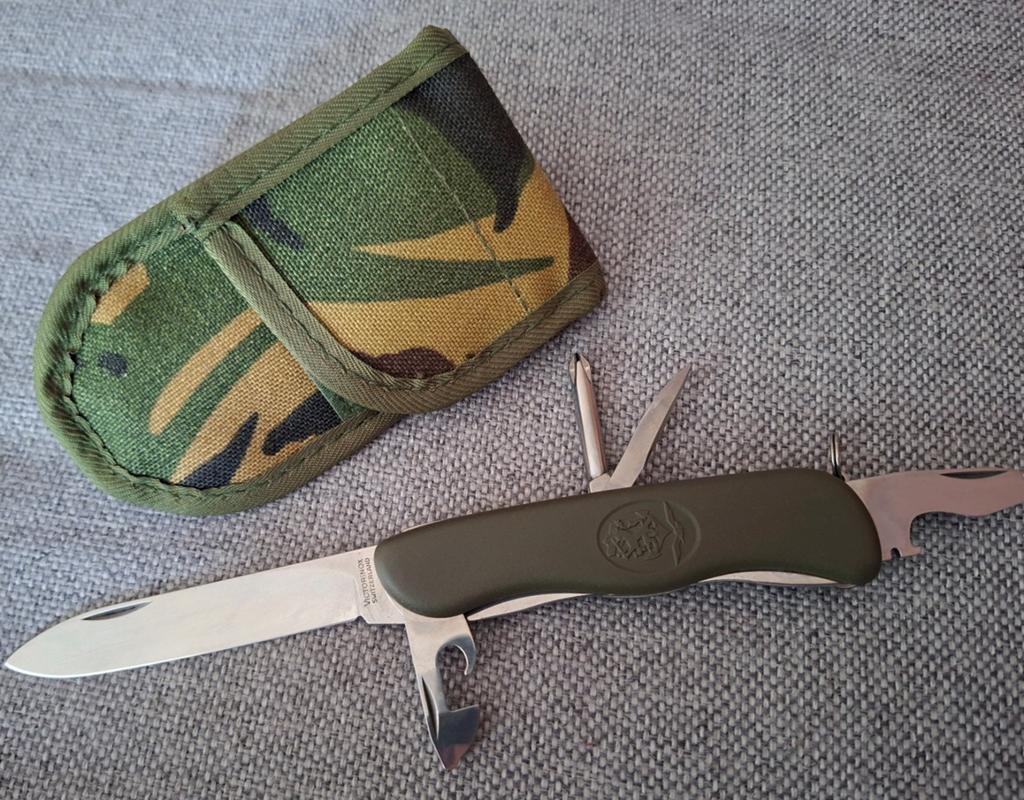 Victorinox leger zakmes KL Klu KM ongebruikt met hoes, Verzenden, Nieuw