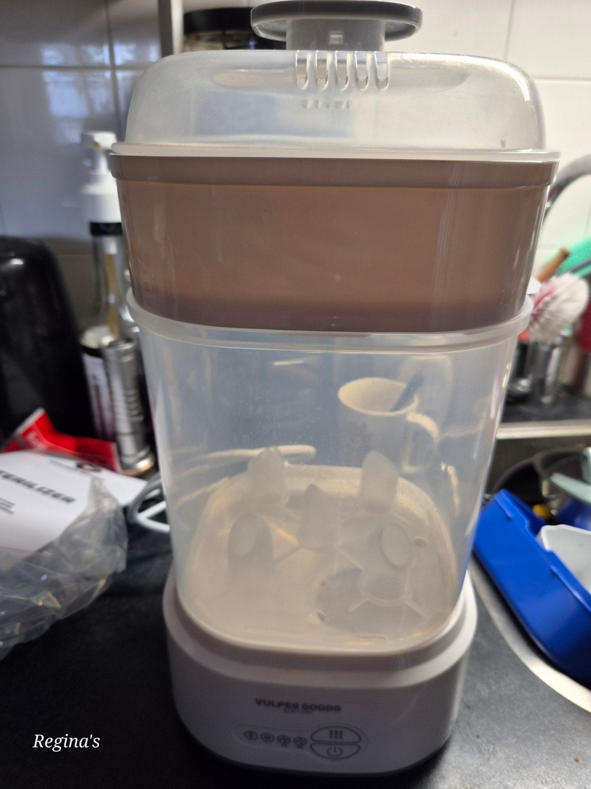 Vulpes Goods Sterilisator voor babyflessen en spenen, Kinderen en Baby's, Ophalen, Sterilisator, Vulpes Goods, Zo goed als nieuw