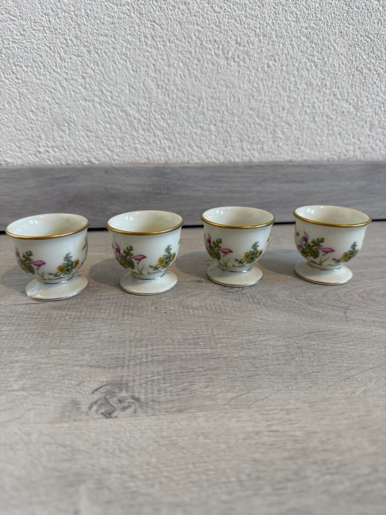 eierdopjes set van 4 – Krautheim Selb Bavaria Germany (B2), Antiek en Kunst, Antiek | Servies los, Ophalen of Verzenden
