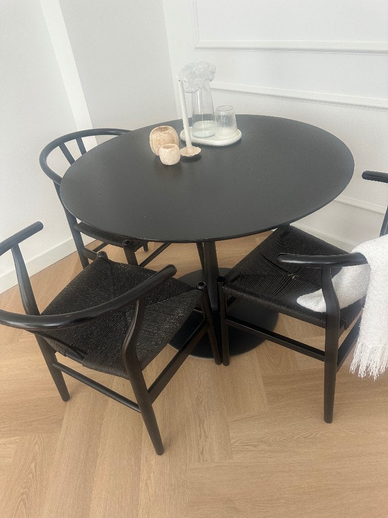 Eettafel plus stoelen, Ophalen, Overige materialen, Gebruikt, 200 cm of meer