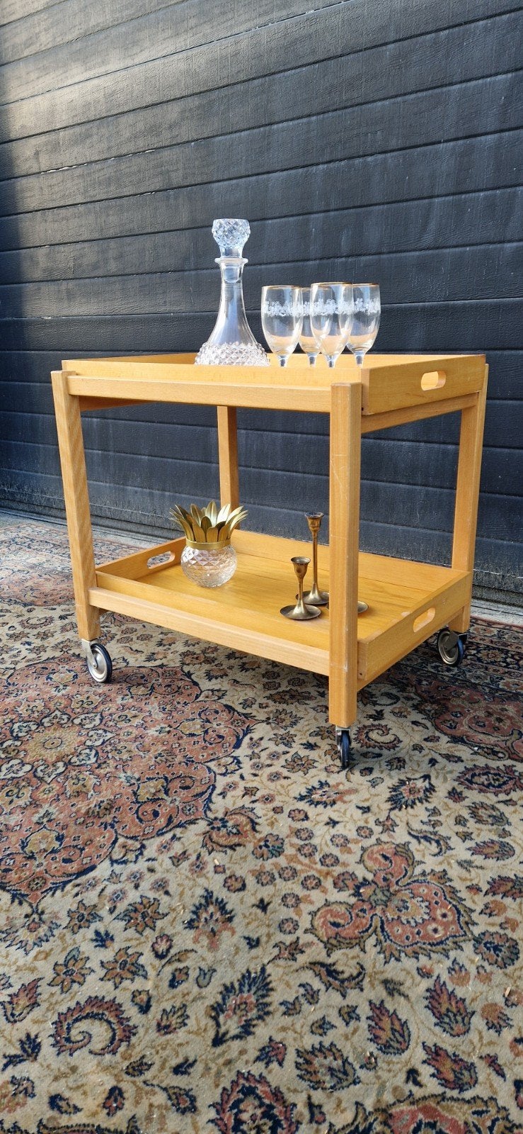 vintage serveerwagen/barkart op wieltjes/# SALE, Ophalen, Huis en Inrichting