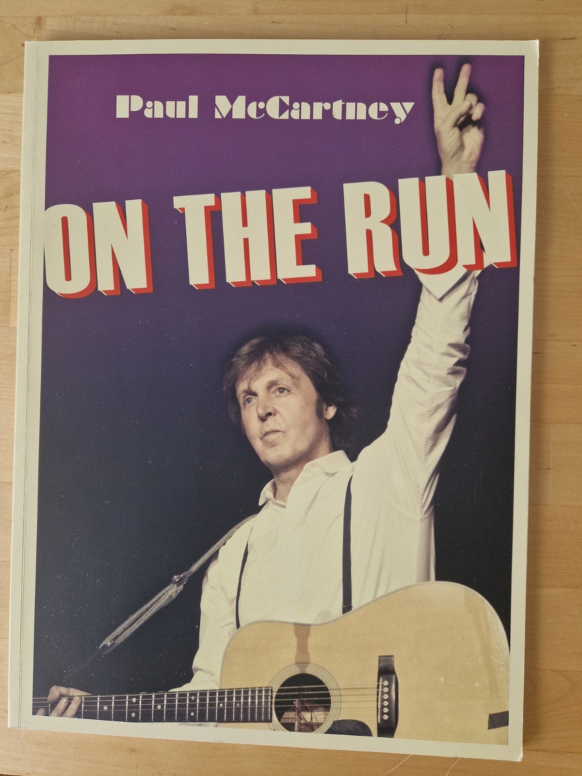 Paul McCartney: On The Run Tour Boek+ ticket (2012), Boeken, Ophalen of Verzenden, Zo goed als nieuw, Artiest, Paul McCartney