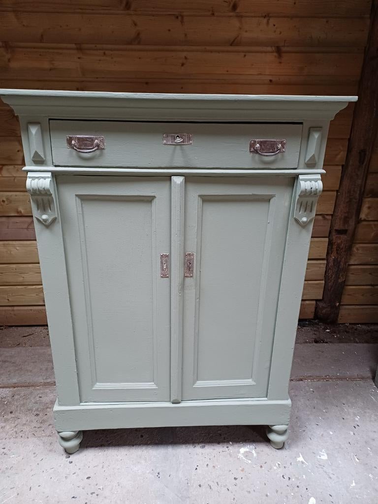 Antiek Brocante grenen Biedermeier meidenkast., Antiek en Kunst, Antiek | Meubels | Kasten, Ophalen
