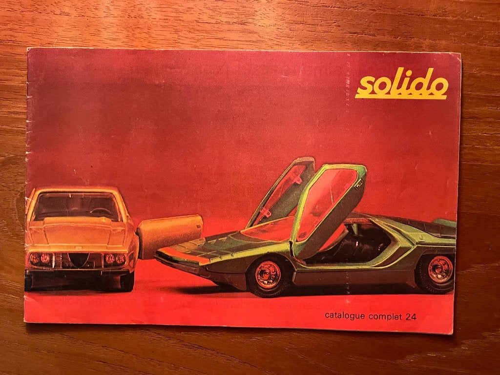 Solido modelcar catalogus brochures folders, Ophalen of Verzenden, Zo goed als nieuw, Auto, Solido