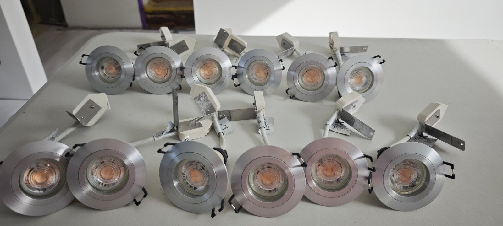 12x Paulmann Inbouwspots GU10 LED Dimbaar 2200-3000K, Ophalen, Gebruikt, GU10, Dimbaar