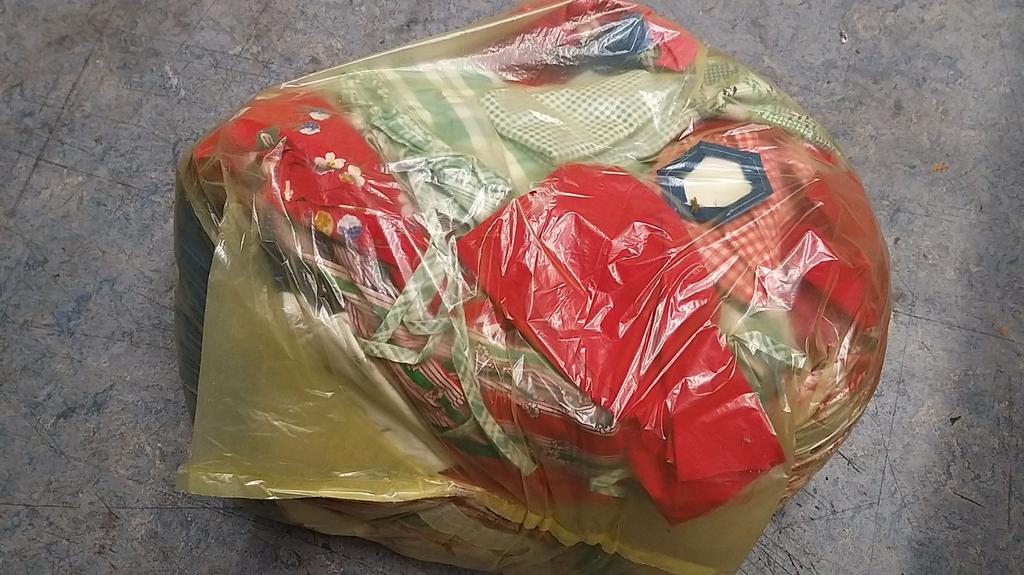 Diverse gekleurde lapjes, Ophalen, Overige kleuren, Katoen