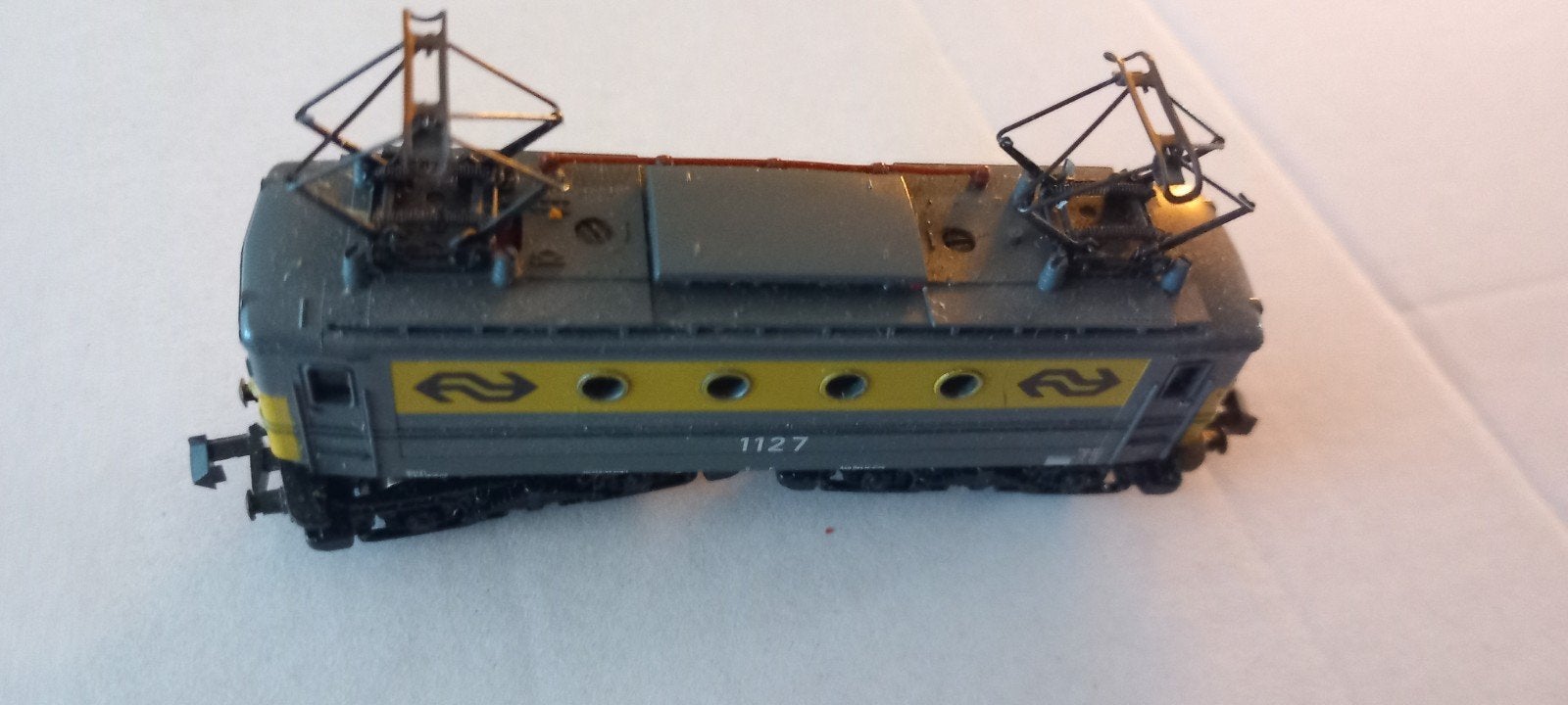 Te koop minitrix  ns lok n spoor Gelijkstroom Digitaal, Verzenden, Trix, Gelijkstroom, Locomotief
