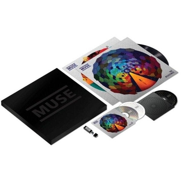 Cd+Dvd+MS+2LP Box Muse The Resistance met Litho Vinyl ZGAN, Ophalen of Verzenden, Zo goed als nieuw, Progressive