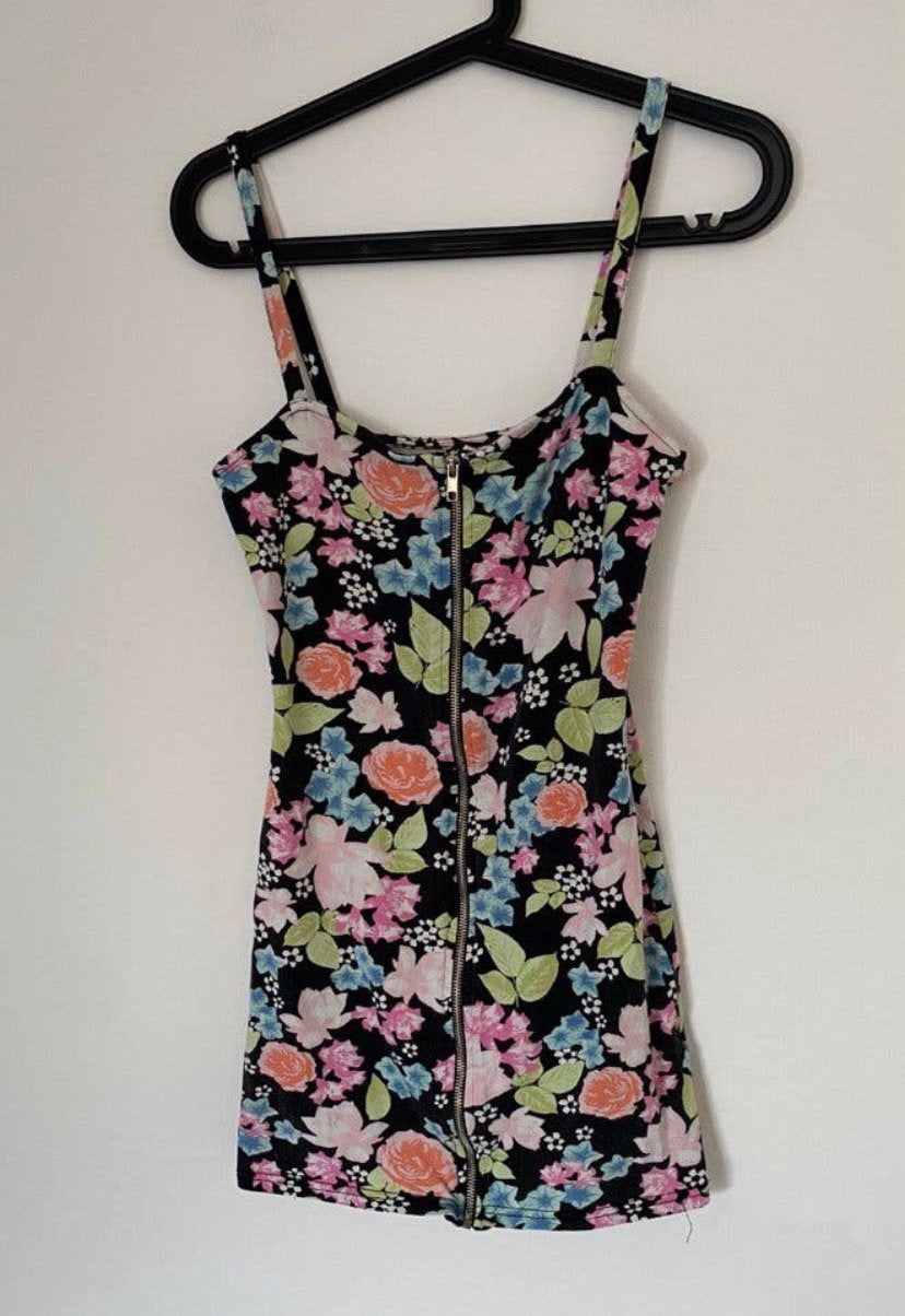 Dames jurkje, maat m, Kleding | Dames, Maat 38/40 (M), Zo goed als nieuw, Boven de knie, Meerkleurig