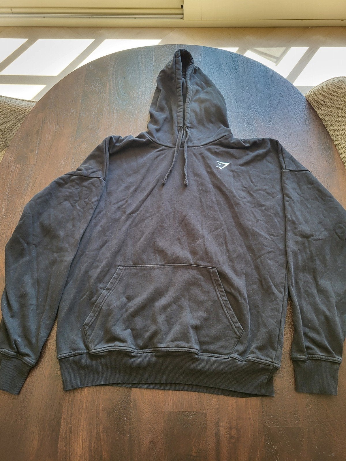 Gymshark Hoodie + Joggers - helen goede staat, Maat 52/54 (L), Fitness, Ophalen of Verzenden, Gedragen
