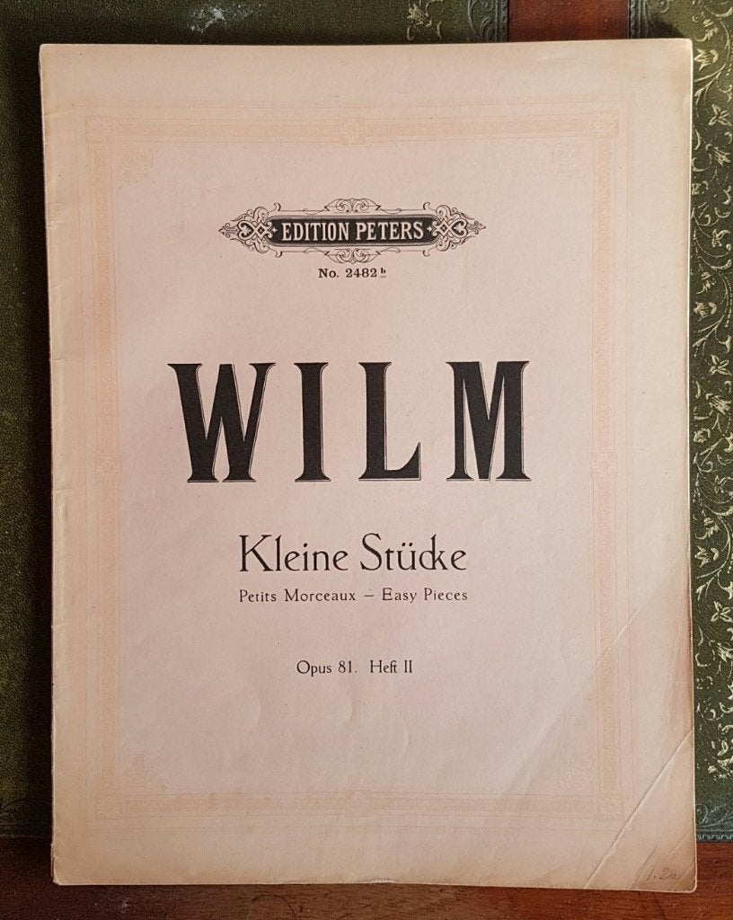 Wilm - Kleine Klavierstücke op. 81, Muziek en Instrumenten, Klassiek, Overige soorten, Ophalen of Verzenden, Zo goed als nieuw