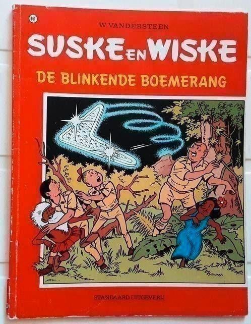 Suske en Wiske 161 De blinkende boemerang - Vandersteen 1976, Boeken, Stripboeken, Eén stripboek, Ophalen of Verzenden, Gelezen