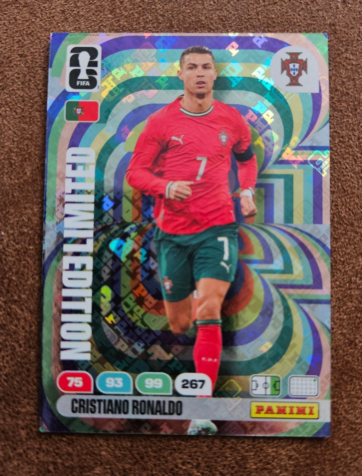 PANINI ADRENALYN PLAATJE CRISTIANO RONALDO, Ophalen of Verzenden, Nieuw, Plaatje