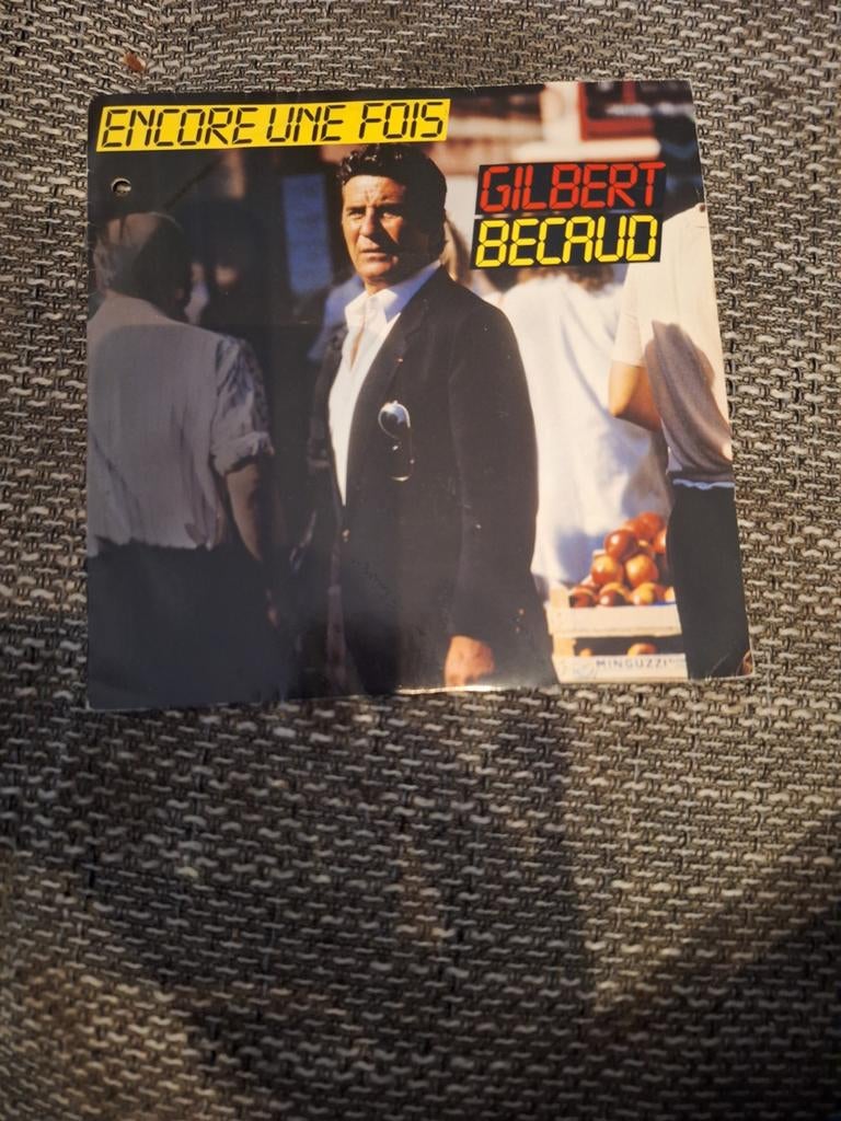 Gilbert Becaud - Encore Une Fois Vinyl, Ophalen of Verzenden, Zo goed als nieuw