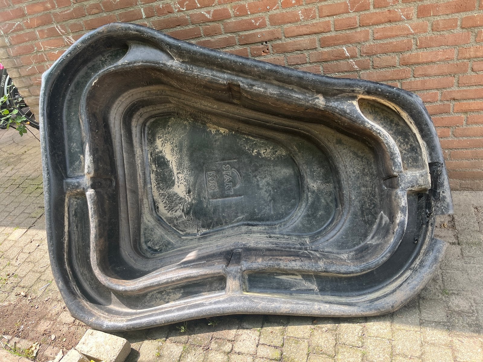 Vijver 180x145x50 gratis, Tuin en Terras, Ophalen, Gebruikt