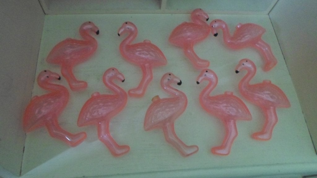 9 rose  flamingo s, Roze, Gebruikt, Overige typen, Ophalen of Verzenden
