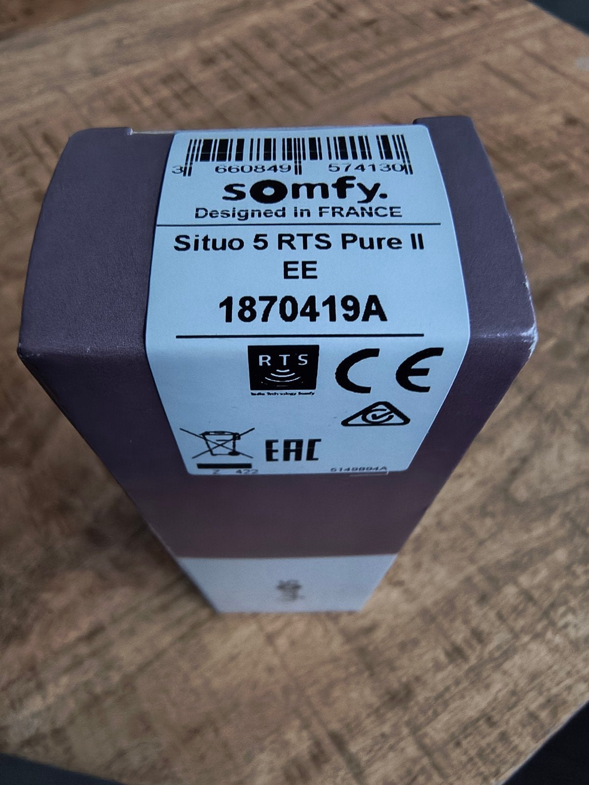 Somfy Situo 5 RTS Pure II EE 5-kanaals afstandsbediening, Ophalen of Verzenden, Nieuw, Origineel