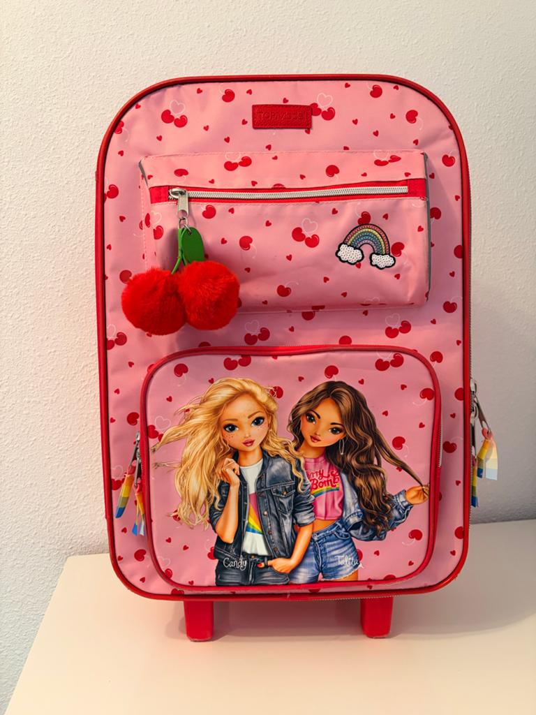 TopModel koffer handbagage, Overige materialen, Wieltjes, 50 tot 60 cm, Ophalen of Verzenden
