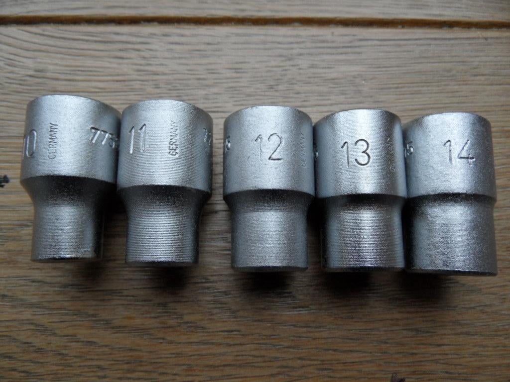 Rahsol D15 7753 doppen 1/2 maat 10 (Gedore Solingen), Ophalen of Verzenden, Zo goed als nieuw