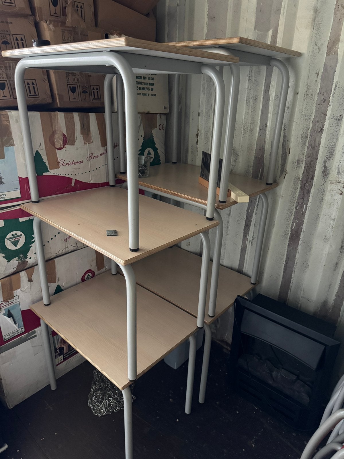 Partij basisschool meubels: tafels en stoelen, Ophalen, Zo goed als nieuw, Tafel(s) en Stoel(en)