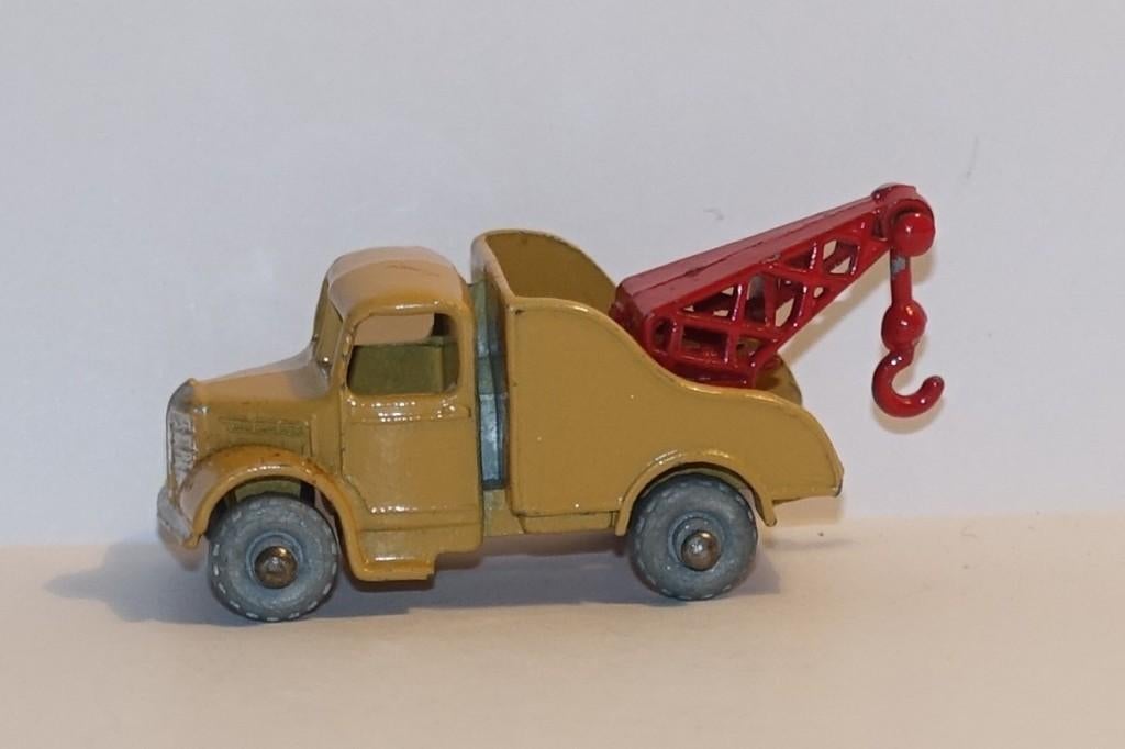 Lesney Bedford Wreck Truck + doosje, Hobby en Vrije tijd, Modelauto's | 1:87, Ophalen of Verzenden, Zo goed als nieuw, Bus of Vrachtwagen