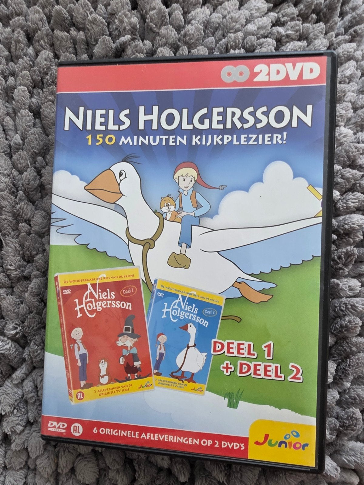 Niels Holgersson - Deel 1 + Deel 2 (2DVD), Gebruikt, Animatie, Alle leeftijden, Tv-serie