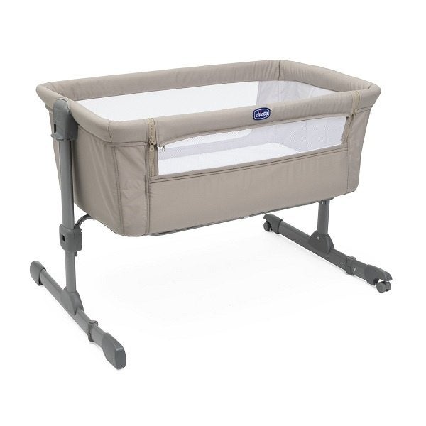 Chicco Next2Me co-sleeper wieg – Sandbrown, Ophalen, Zo goed als nieuw, Wieg