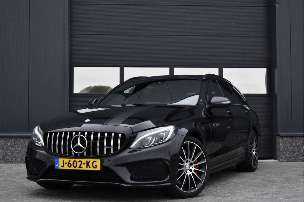 Mercedes-Benz C-Klasse Estate 450 AMG 4MATIC Navi - Cruise -, 368 pk, Automatische klimaatregeling, Leder, Vierwielaandrijving