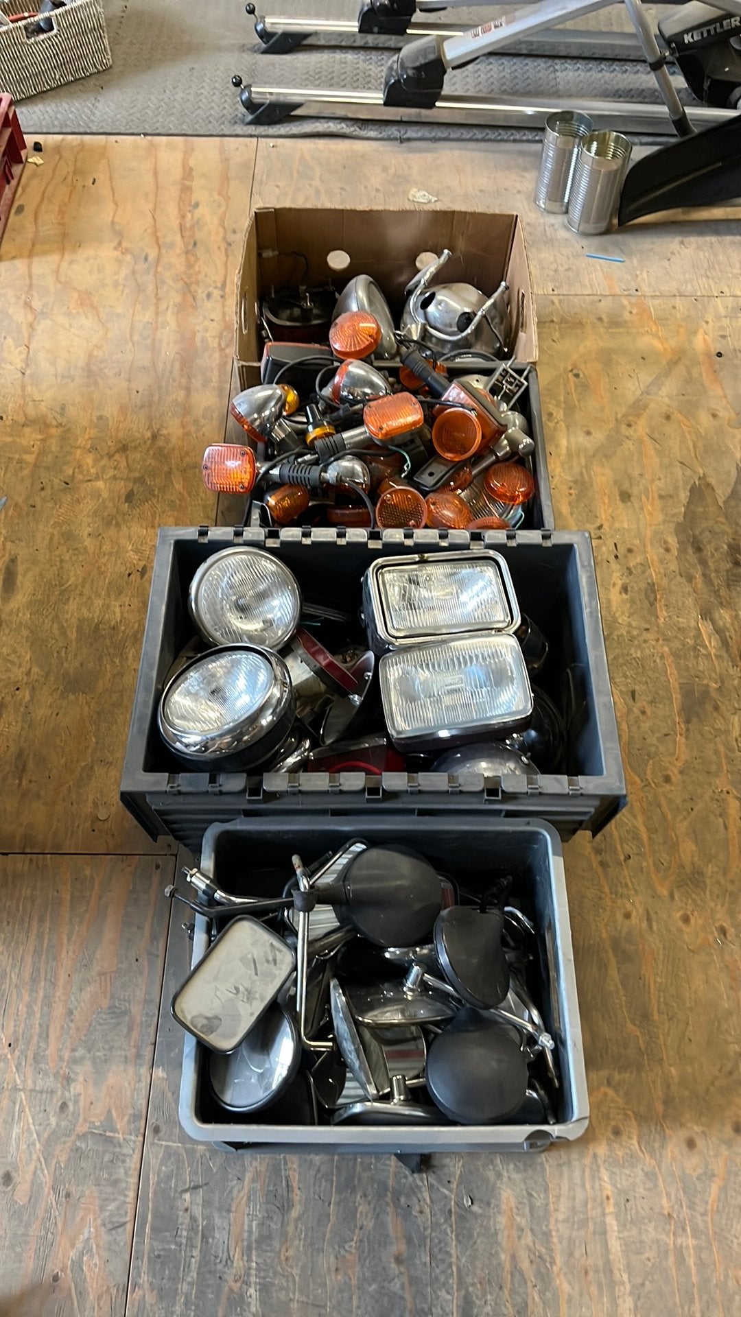 Partij vintage japanner spul. Honda, suzuki, yamaha ed, Ophalen, Gebruikt