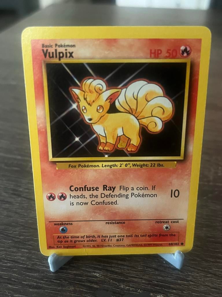 Vulpix (68/102) - Base Set - Good, Ophalen of Verzenden, Gebruikt, Losse kaart