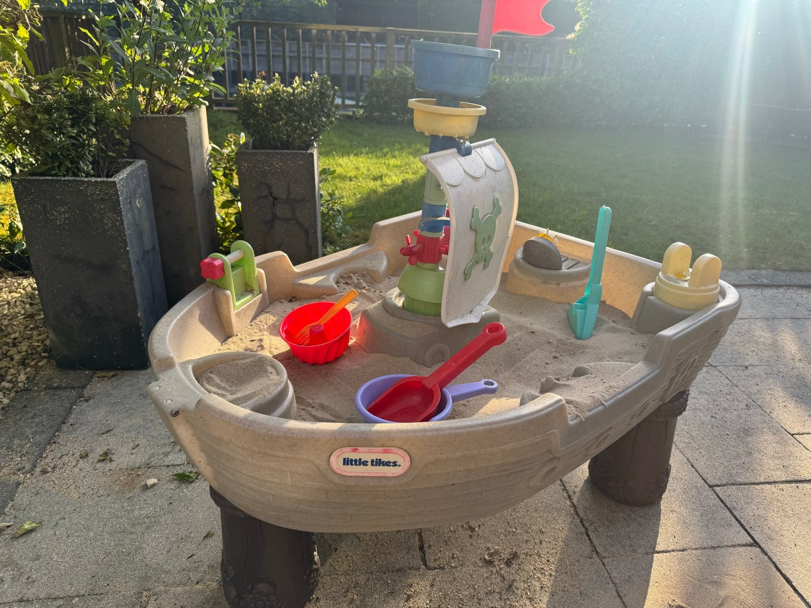 Little Tikes Zand- en Watertafel Piratenschip, Kinderen en Baby's, Speelgoed | Buiten | Zandbakken, Ophalen, Gebruikt