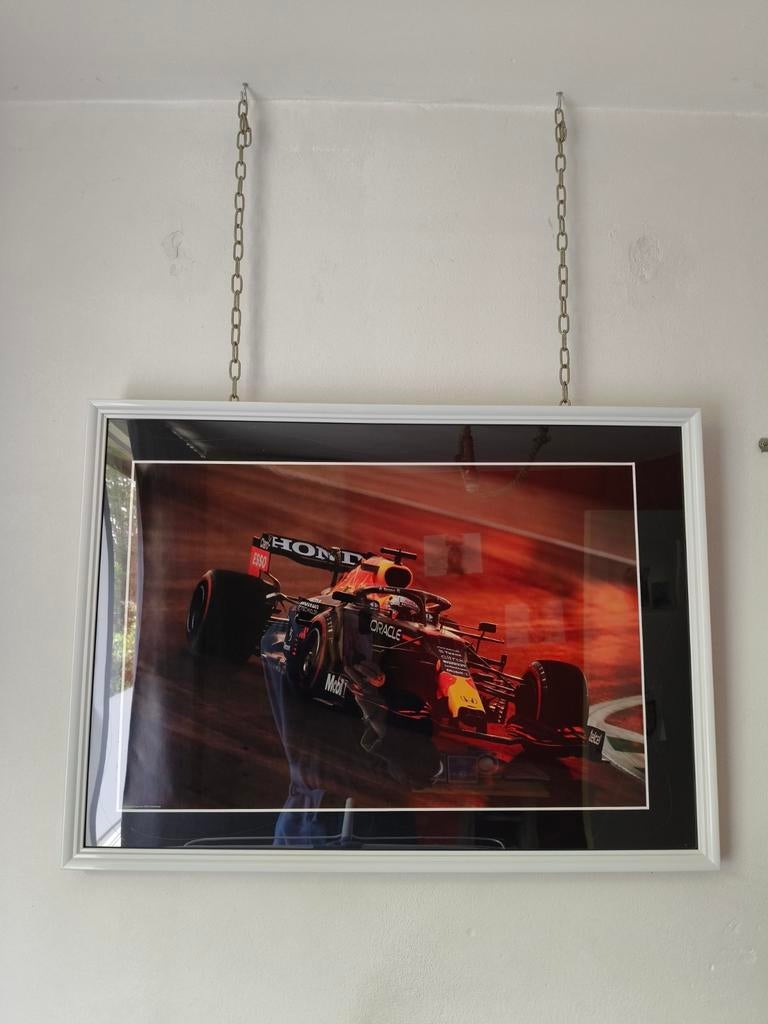Red Bull Racing F1 Poster Ingelijst, 50 tot 75 cm, Ophalen of Verzenden, Zo goed als nieuw, 75 tot 100 cm