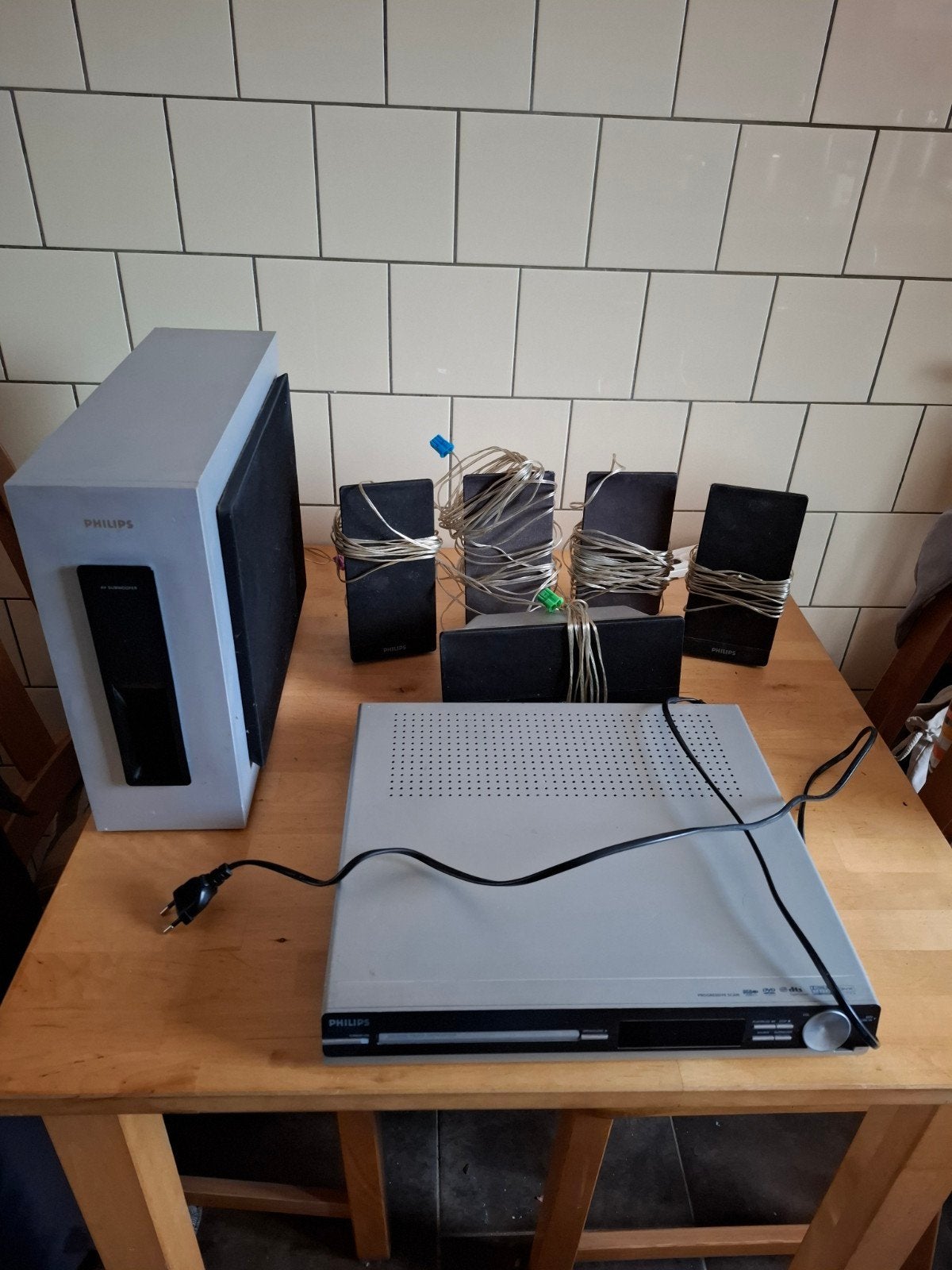 Home cinema set, Ophalen of Verzenden, 70 watt of meer, Philips, Blu-ray-speler