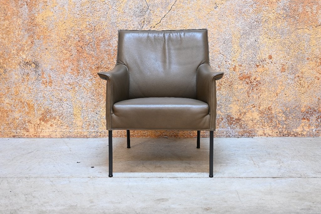 ZGANieuw bruine leren Design on Stock Limec fauteuil, Design on Stock, Design on Stock, 75 tot 100 cm, Ophalen of Verzenden