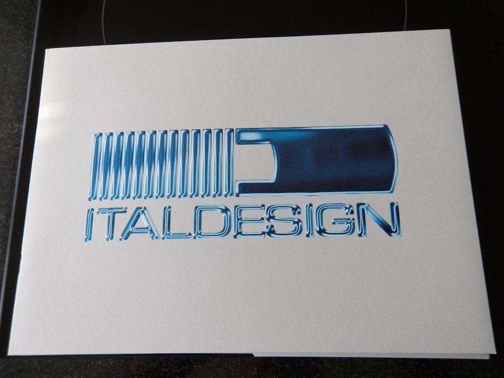 Italdesign Giugiaro brochure - Forty years on the road, Boeken, Algemeen, Giorgetto Giugiaro, Ophalen of Verzenden, Zo goed als nieuw