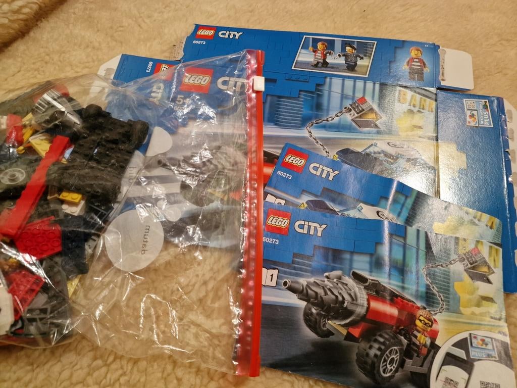 Lego City 60273 Politie Elite Eenheid Achtervolging, Lego, Ophalen of Verzenden, City, Gebruikt