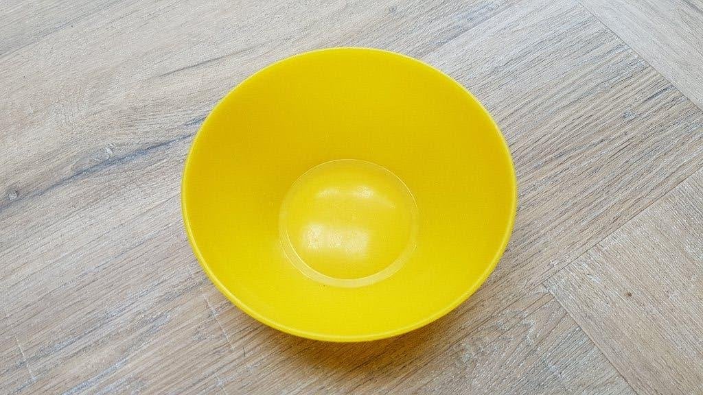 Kunststof schaaltje IKEA geel handig op de camping, Ophalen of Verzenden, Gebruikt
